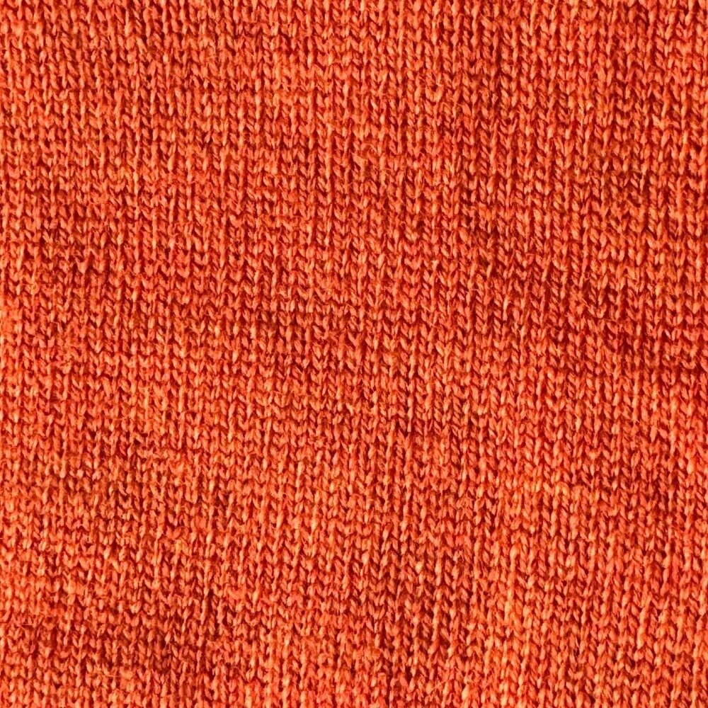 Brooks Brothers XL Mens V-Neck Sweater Burnt Orange Italian Merino Wool Blend